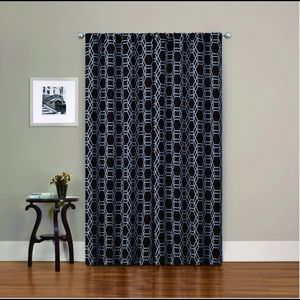 Pair of Black and White Eclipse Curtains!